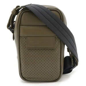 BOTTEGA Veneta Leggero Shoulder Bag Olive Green perforated leather